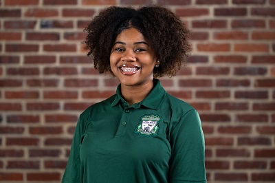 Jordan, a Black young woman, is a senior at Jackson-Reed